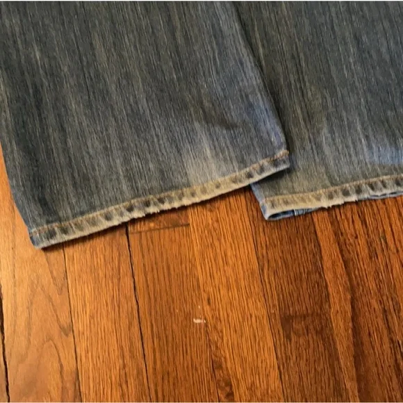 Cache 10 Floral Sequin Bell Boot flare Jeans Y2K! - Picture 15 of 15